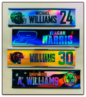 HOLOGRAPHIC LOCKERPLATES HOLOGRAPHIC LOCKERPLATES